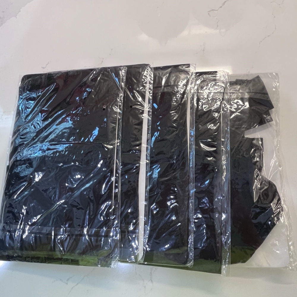 Black Ultra Sheer Crouch-less Pantyhose (Qty - 5)
